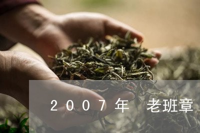 2007年 老班章/2023042716959